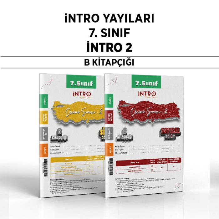 İNTRO 07.SINIF SÜREÇ DEĞ.(SDS) SAY/SÖZ 2-B - 25-26